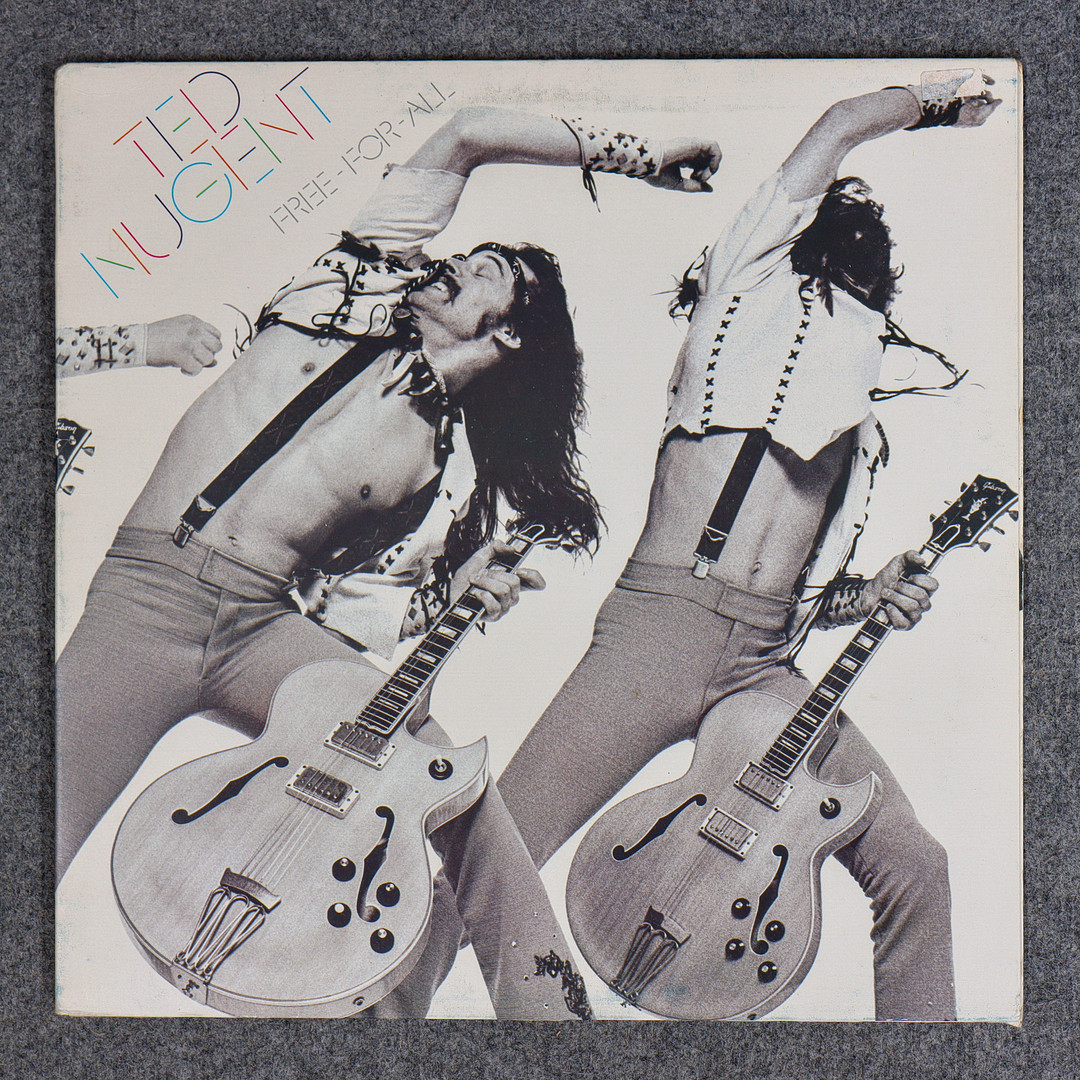 6 LP-SKIVOR, BLACK SABBATH, TED NUGENT.