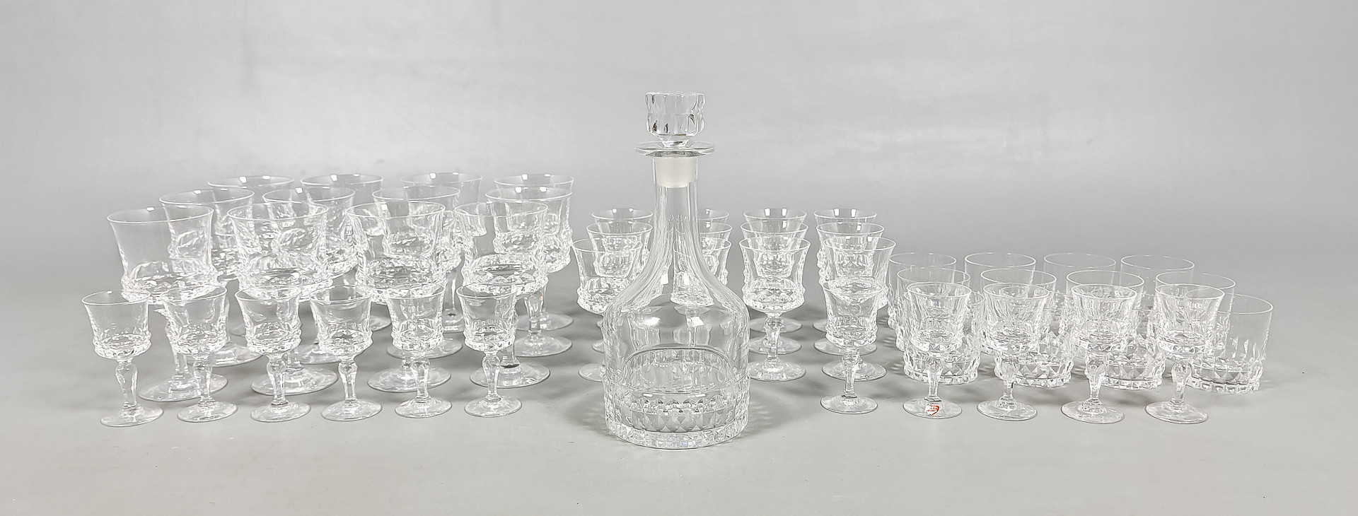 INGEBORG LUNDIN. GLASSERVIS, 48 delar, "Silvia", Orrefors.