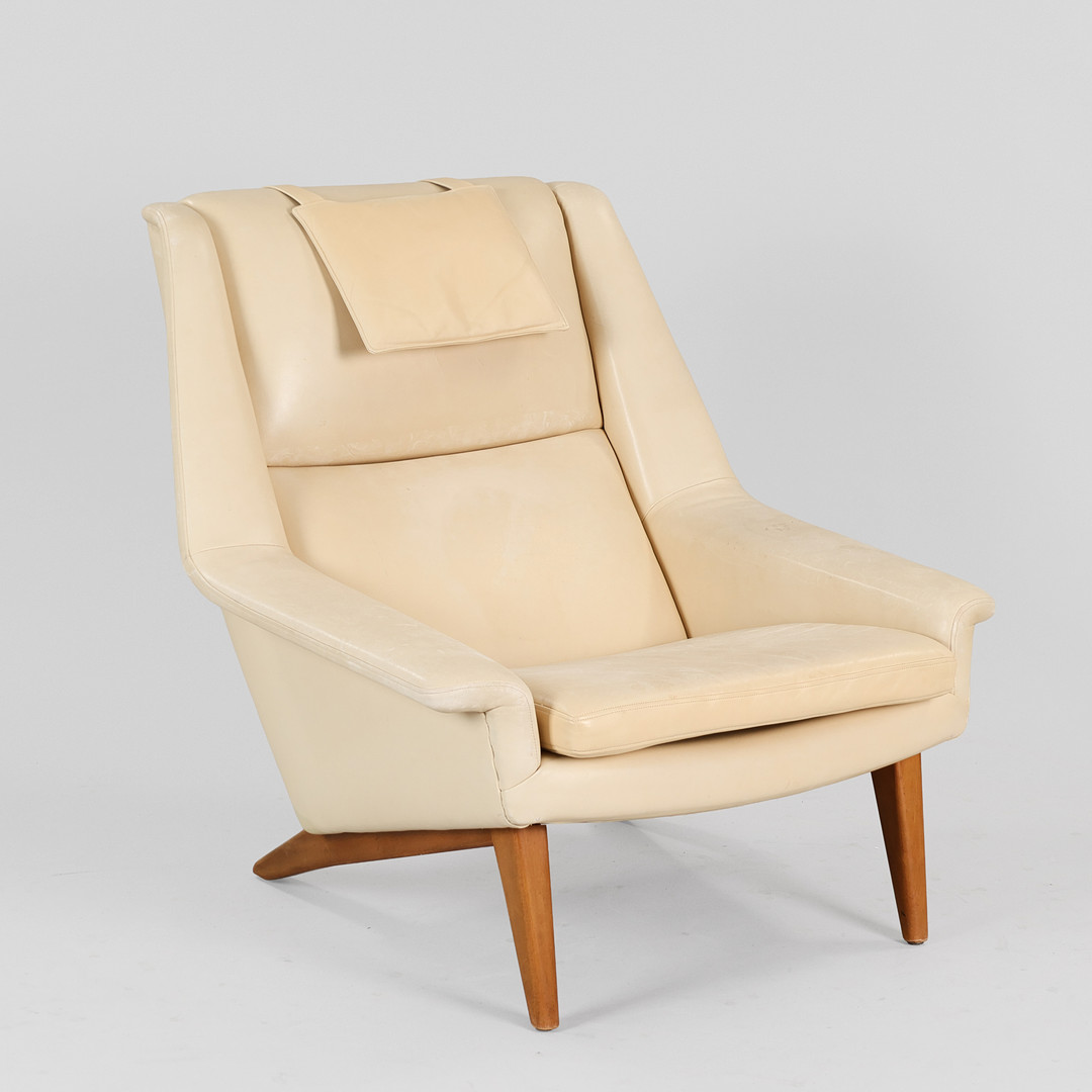 FOLKE OHLSSON. Folke Ohlsson. Loungestol model 4410. Fritz Hansen, 1960-70'erne.
