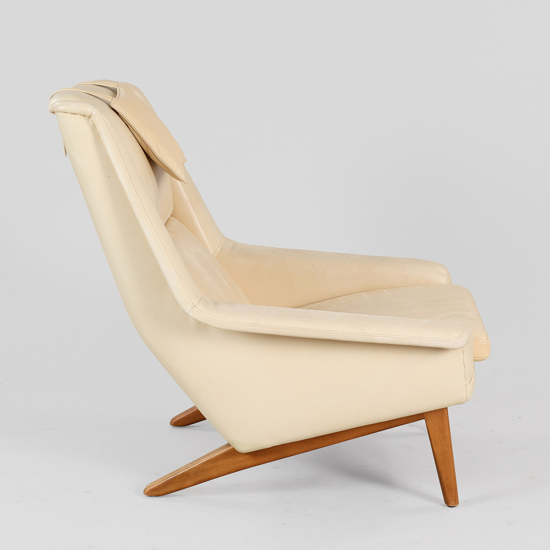 FOLKE OHLSSON. Folke Ohlsson. Loungestol model 4410. Fritz Hansen, 1960-70'erne.