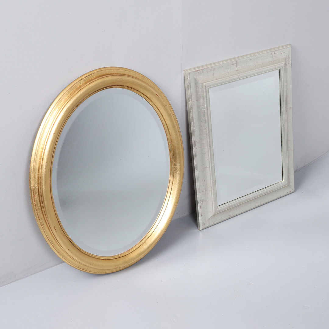 2 WALL MIRRORS.