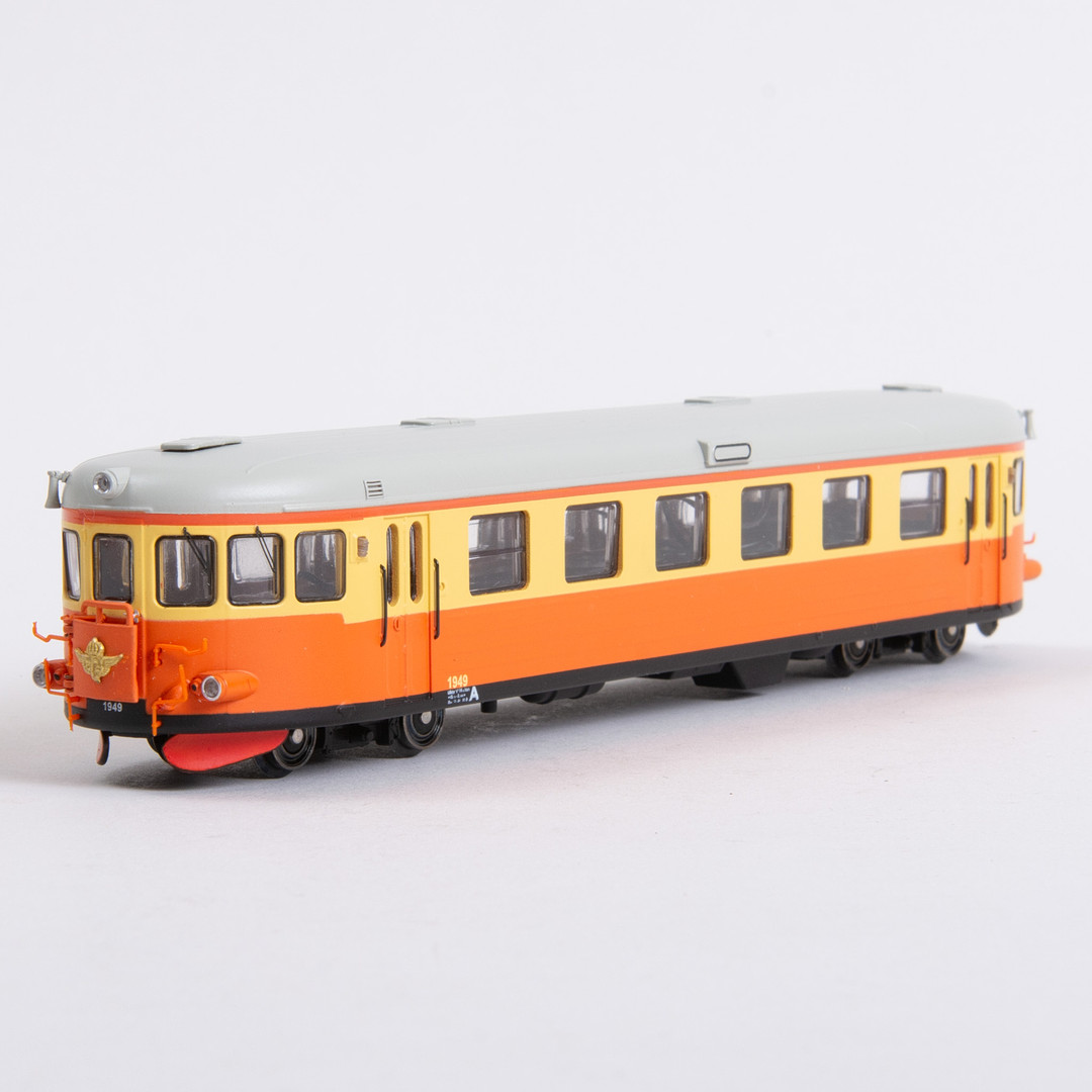 ET PAR JECO TRAILER til skinnebus, Jeco AB H0, Y6-A106 SJ. med 2051 Ufv-A06. SJ. Begge i originale æsker.