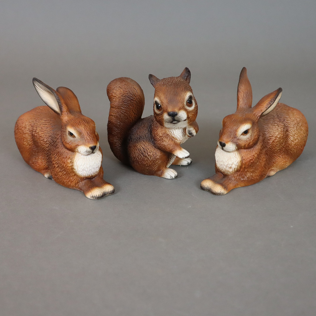 3 TIERFIGUREN, Royal Präsente Harvey Knox, Japan.