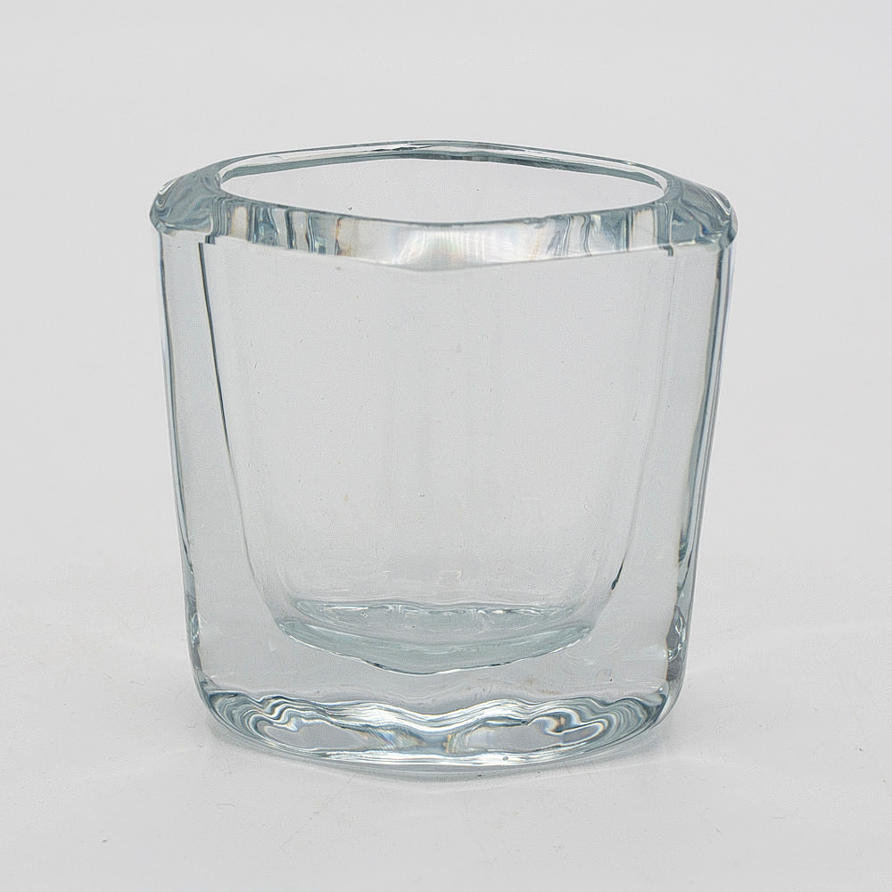 ASTA STRÖMBERG. STRÖMBERGSHYTTAN, KRISTALLGLAS VASE, SCHWEDEN, 60ER.