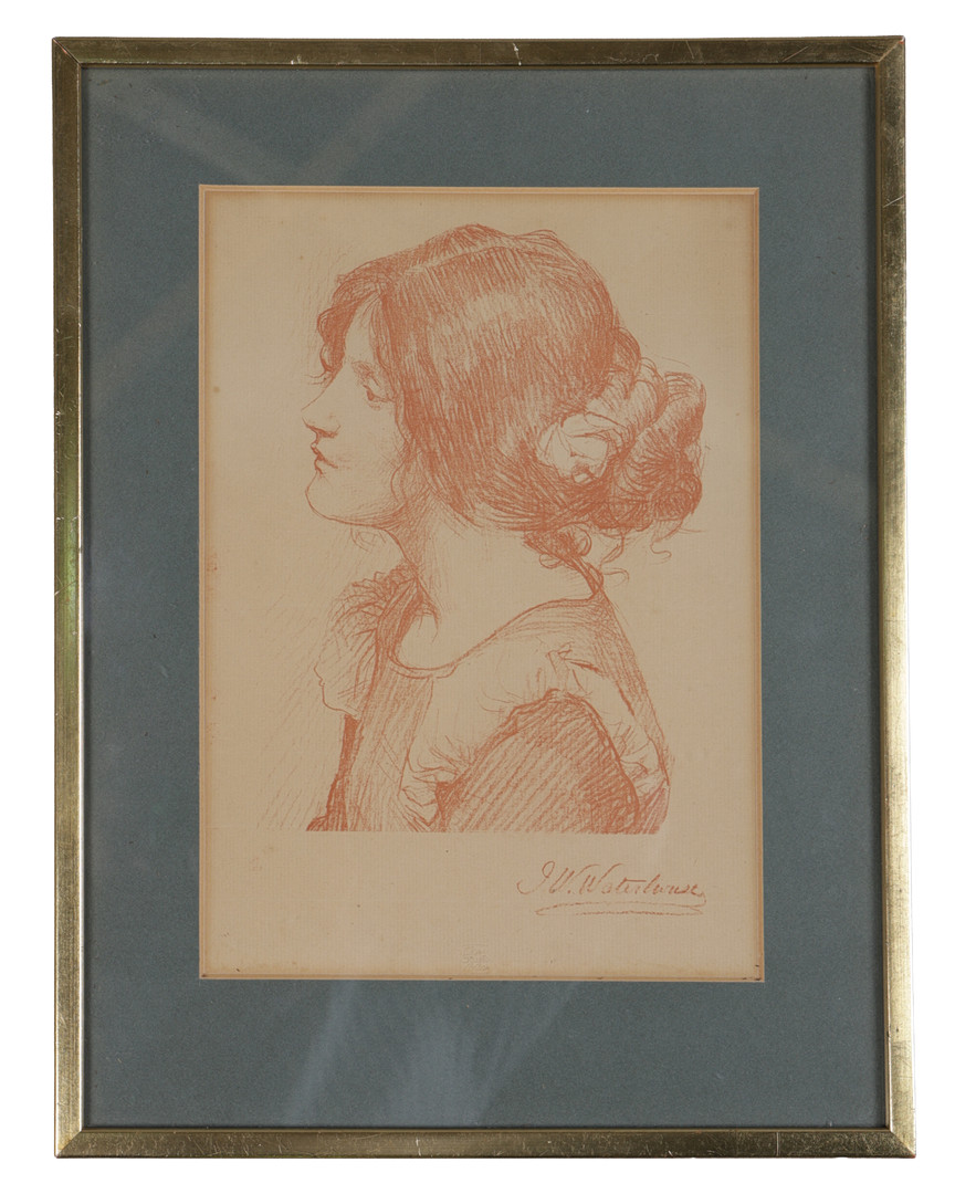 JOHN WILLIAM WATERHOUSE (1849-1917) LITHOGRAPH.