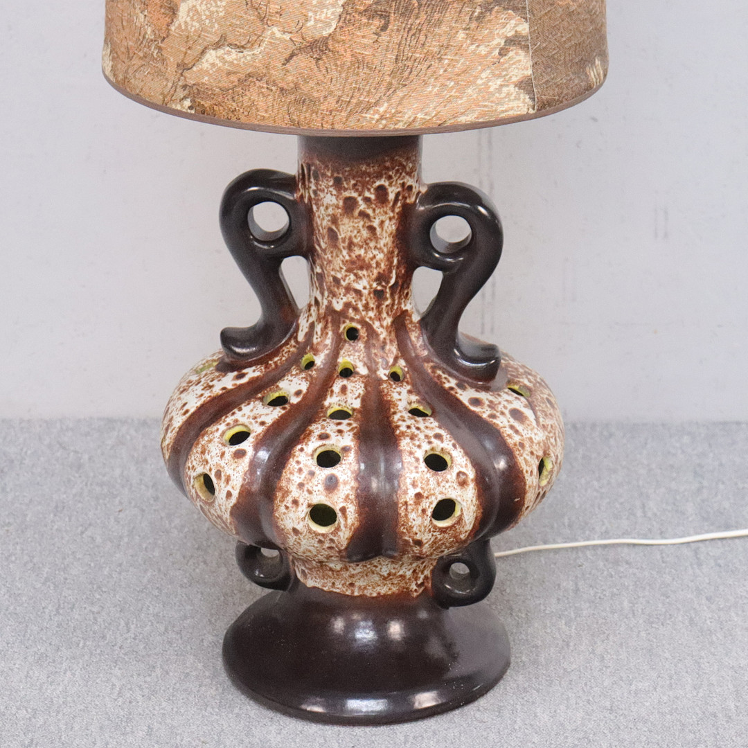 GOLVLAMPA, keramik, Västtyskland, 1960/70-tal.