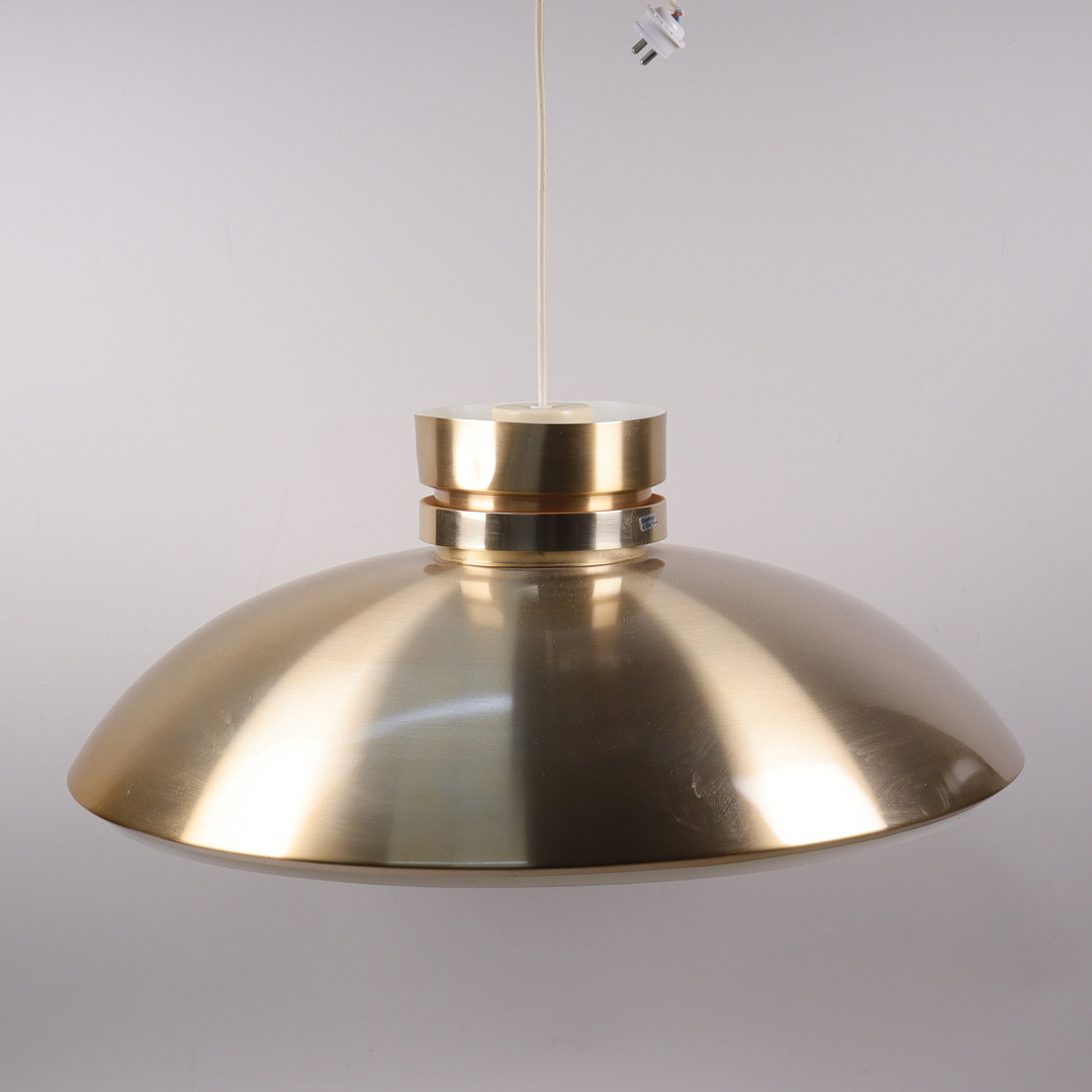 CARL THORE. för Granhaga, taklampa, plåt och plast, 1970-tal.