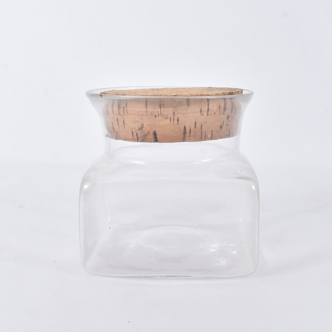 SIGNE PERSSON-MELIN. Burk, glas,"Sill i kvadrat", Boda.