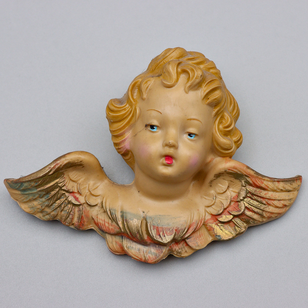FIGURINER "KERUBER/ÄNGLAR", ITALIEN, HÅRDPLAST, 1900-TALETS ANDRA HÄLFT.