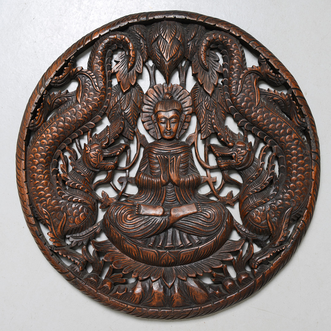 VÄGGRELIEF, Buddha, 1900-talets andra del.