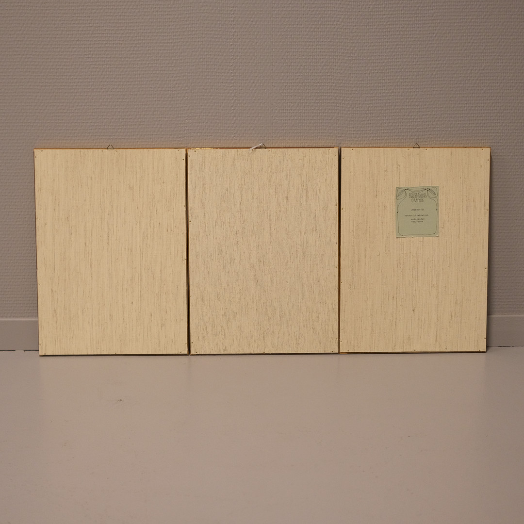 MODEPLANSCHER, "COSTUMES PARISIENS", TRE STYCKEN.