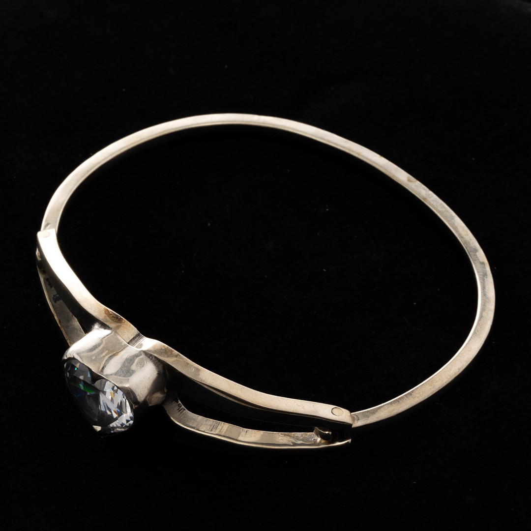 ARMRING, Sterlingsilver, Cubic zirkon.