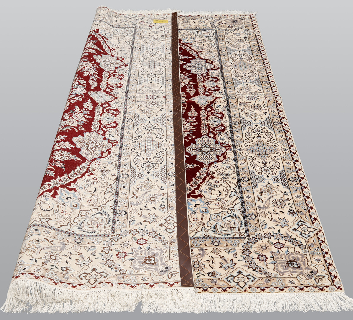 ORIENTMATTA. Nain part silk, s.k 6 LAA ca 800.000 knutar/kvm, 239 x 155 cm.