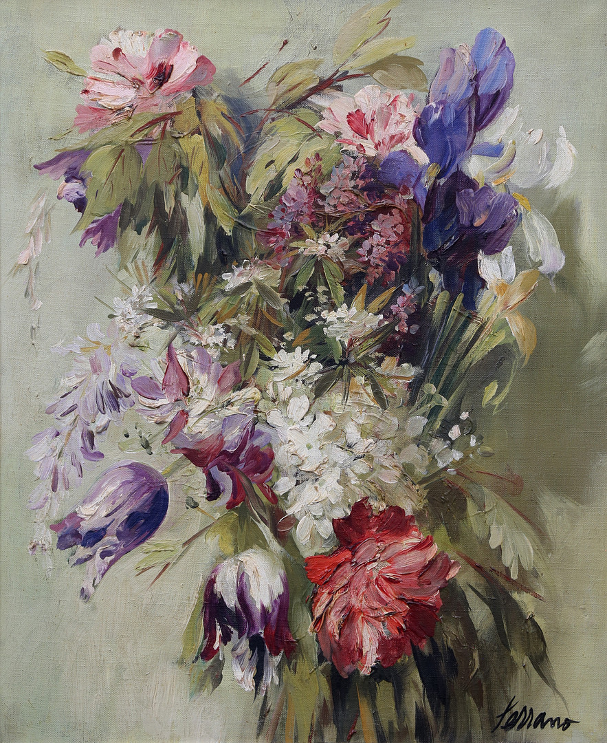 JOSEP MIQUEL SERRANO. Bouquet of flowers.