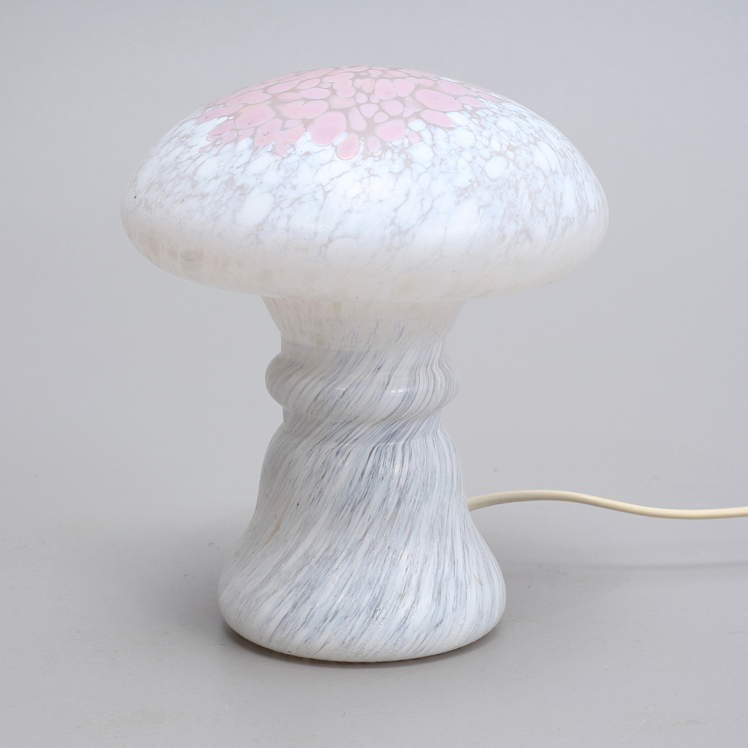 MONICA  BACKSTRÖM. Bordslampa, glas, Kosta Boda.