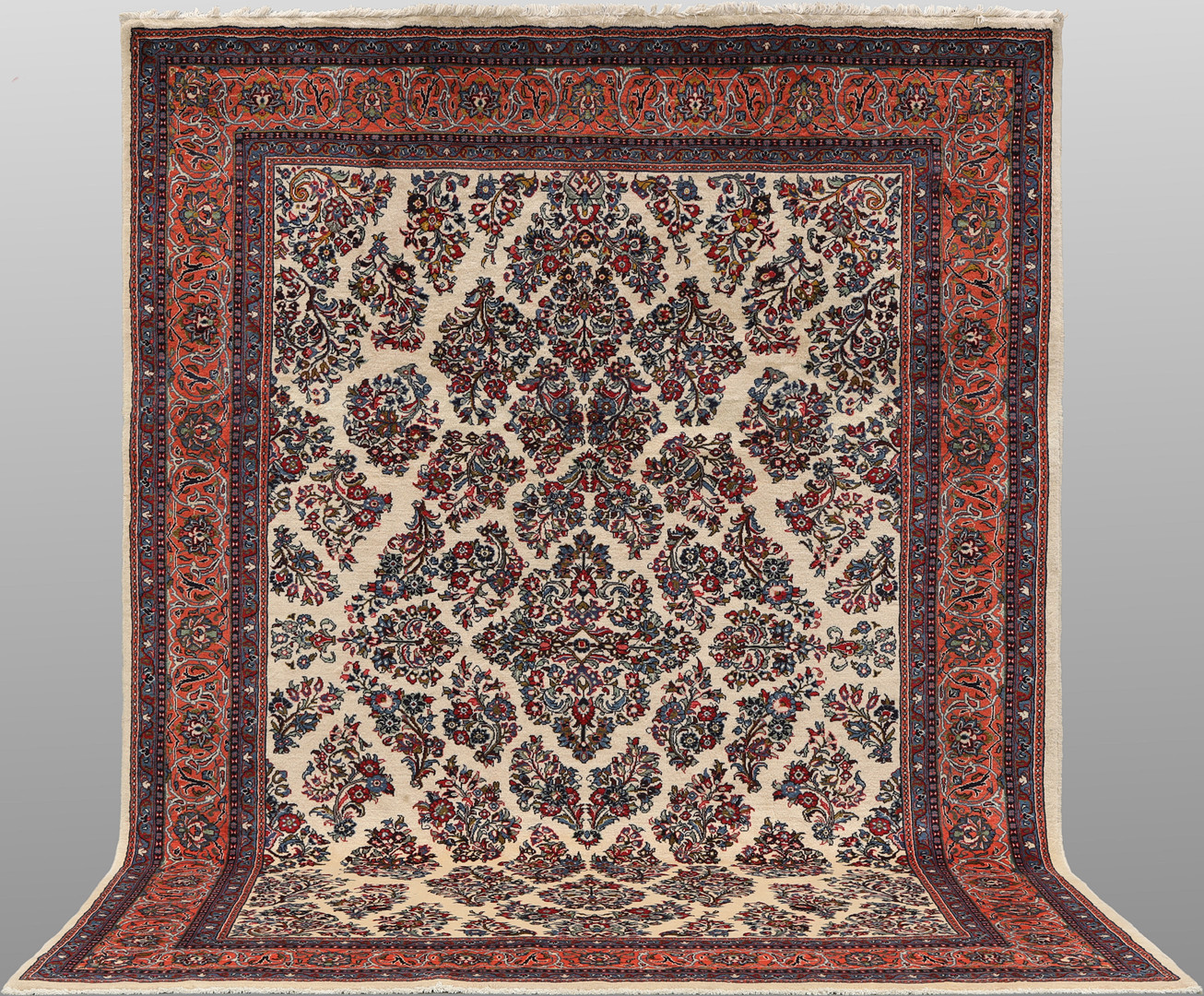 ORIENTMATTA, äldre/old, Sarough, ca 340 x 240 cm.