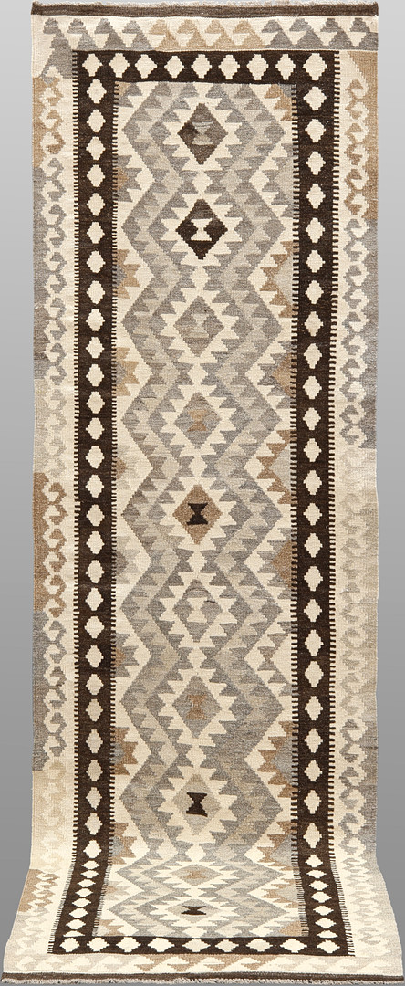 ORIENTMATTA, kelim, naturfärgad gallerimodell, ca 302 x 88 cm.