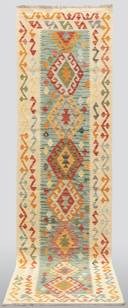 ORIENTMATTA, kelim, klassisk design gallerimodell, ca 294 x 80 cm.