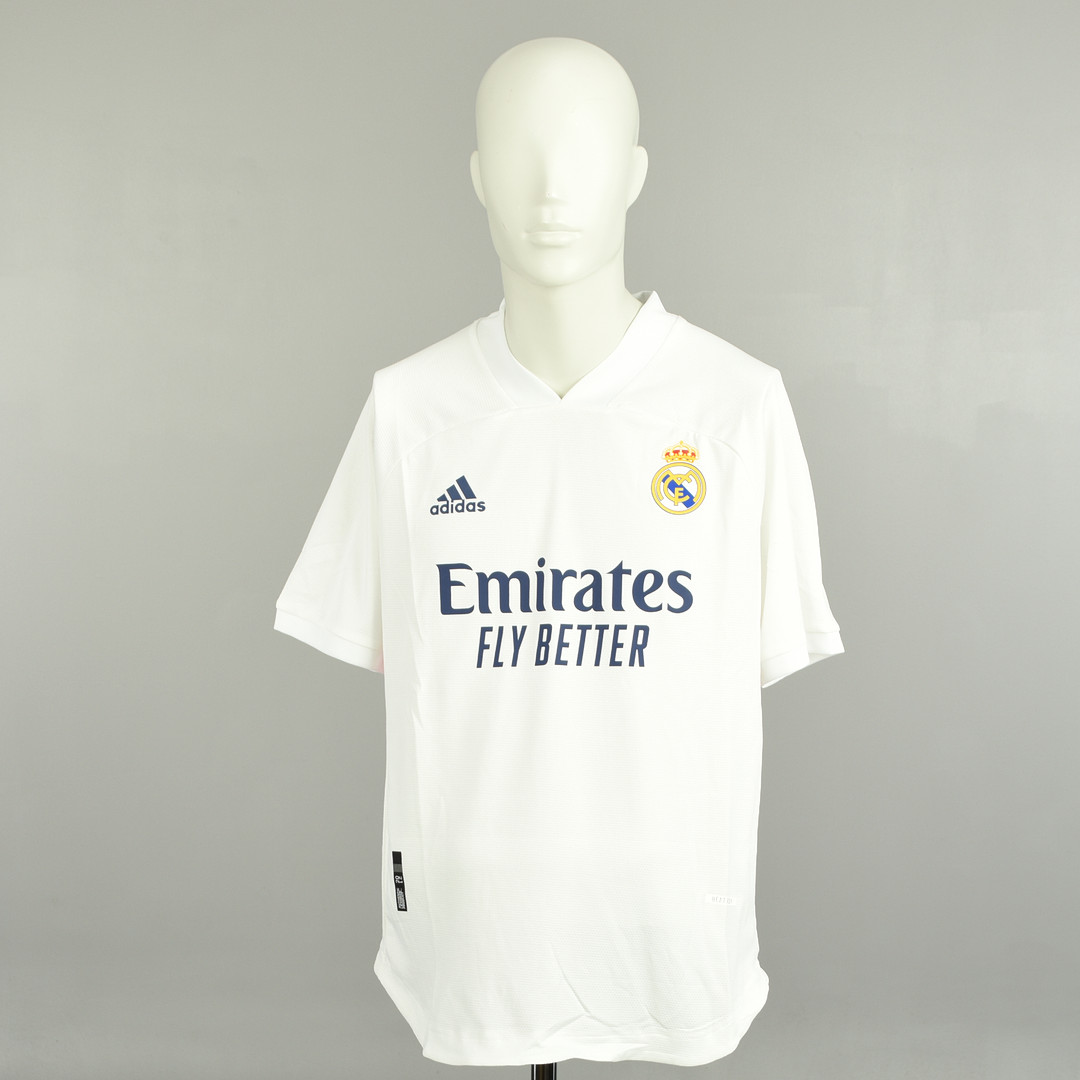 DAVID BECKHAM. Fotbollströja, Real Madrid, Spelarnummer 23, Signerad.