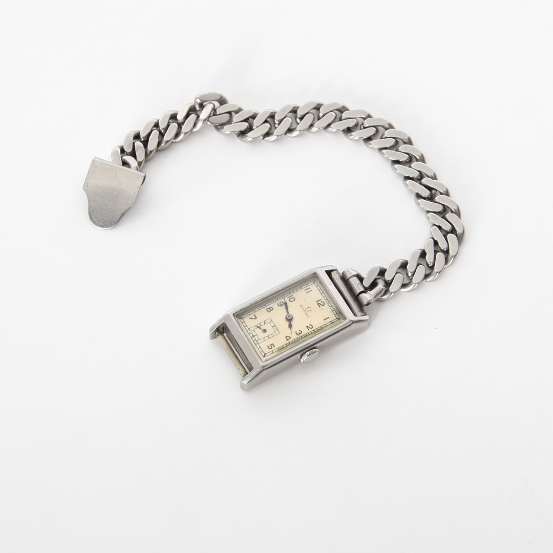 ARMBANDSUR OMEGA ART DÉCO Tank, Manuell, 1940-tal.