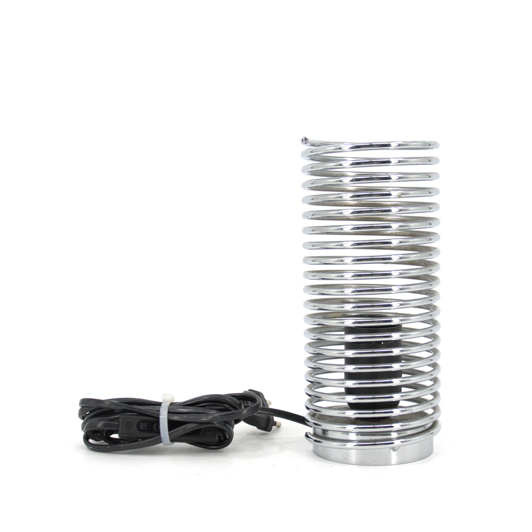 BORDSLAMPA, spiralformat metall, Massive.