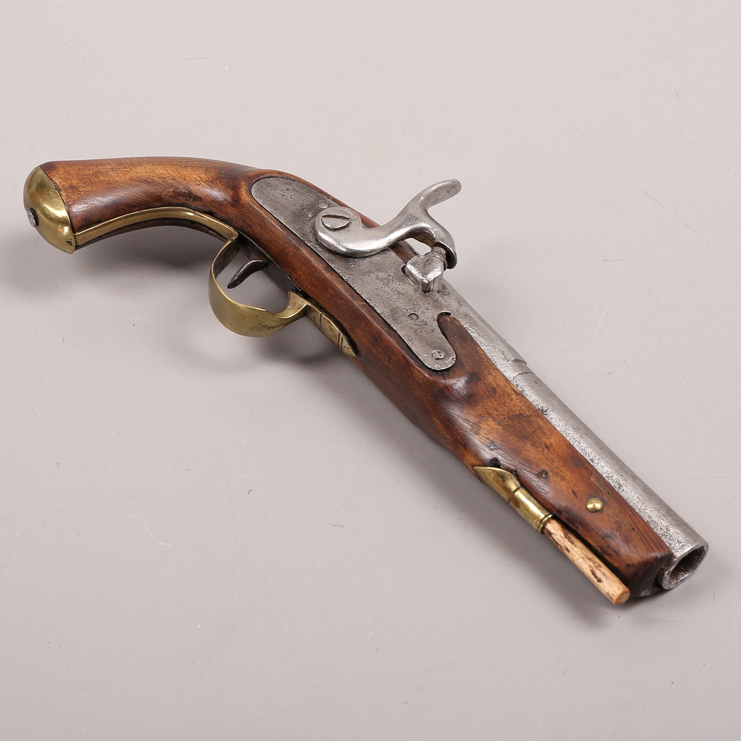 SLAGLÅSPISTOL, 1800-talets första hälft.