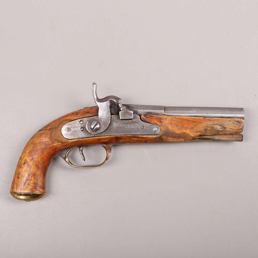 SLAGLÅSPISTOL, 1800-talets första hälft.