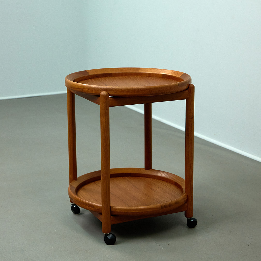 HANS BØLLING. für Salin Möbler. Barwagen / Servierwagen, Teak, Dänemark, 1960er Jahre.