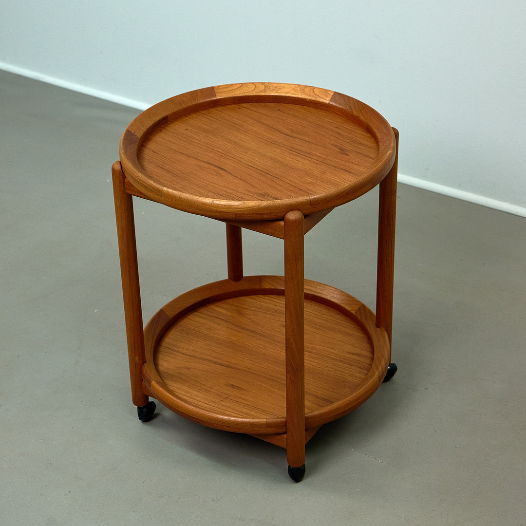 HANS BØLLING. für Salin Möbler. Barwagen / Servierwagen, Teak, Dänemark, 1960er Jahre.
