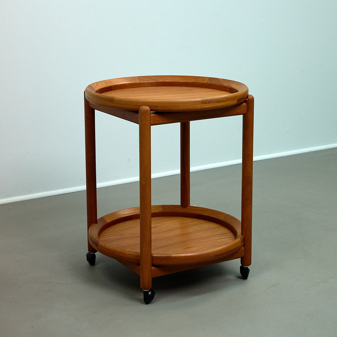 HANS BØLLING. für Salin Möbler. Barwagen / Servierwagen, Teak, Dänemark, 1960er Jahre.