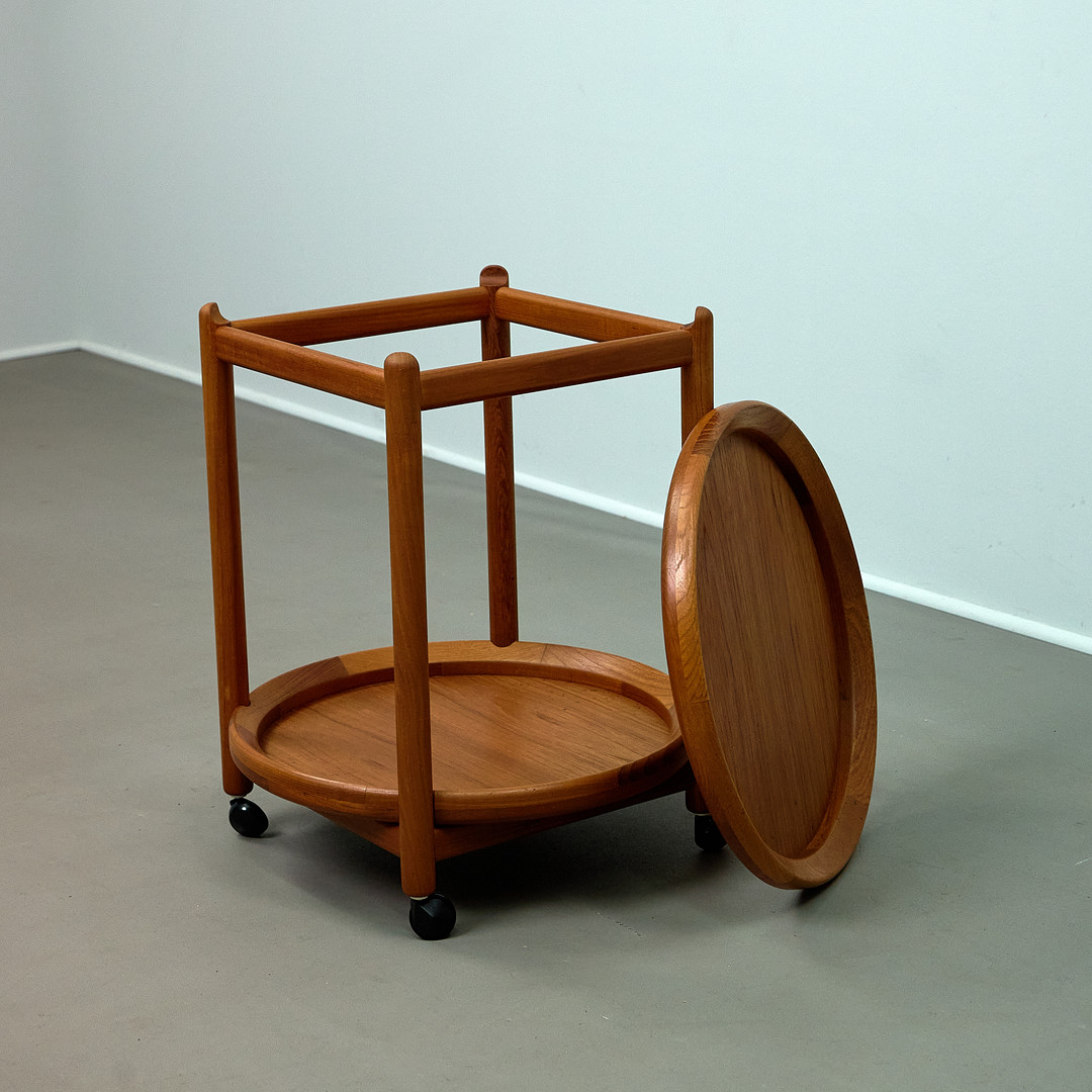 HANS BØLLING. für Salin Möbler. Barwagen / Servierwagen, Teak, Dänemark, 1960er Jahre.