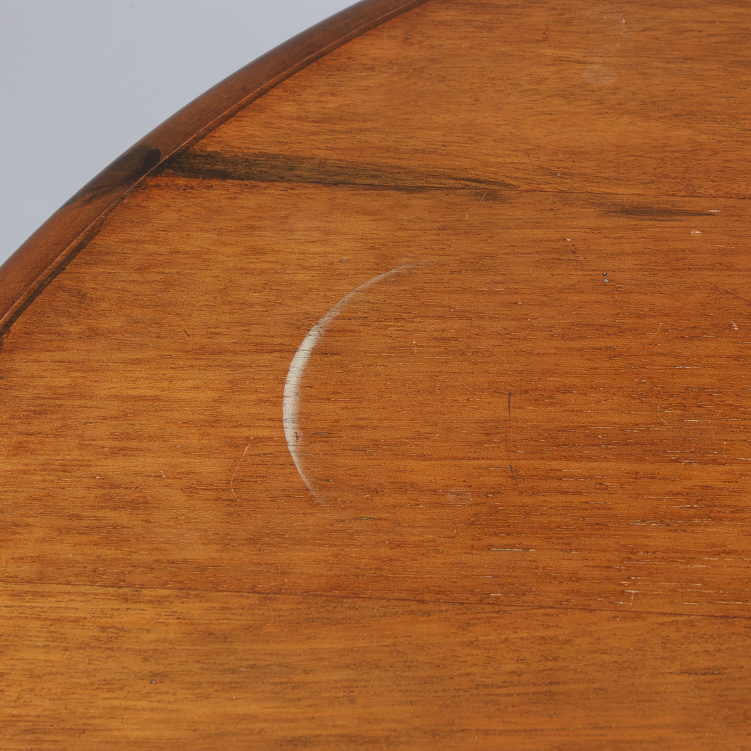 UNUSUAL MAHOGANY FOLDING TABLE.