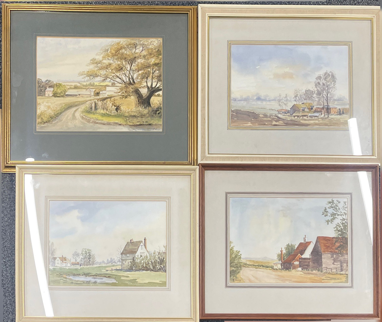 FRAMED WATERCOLOURS.