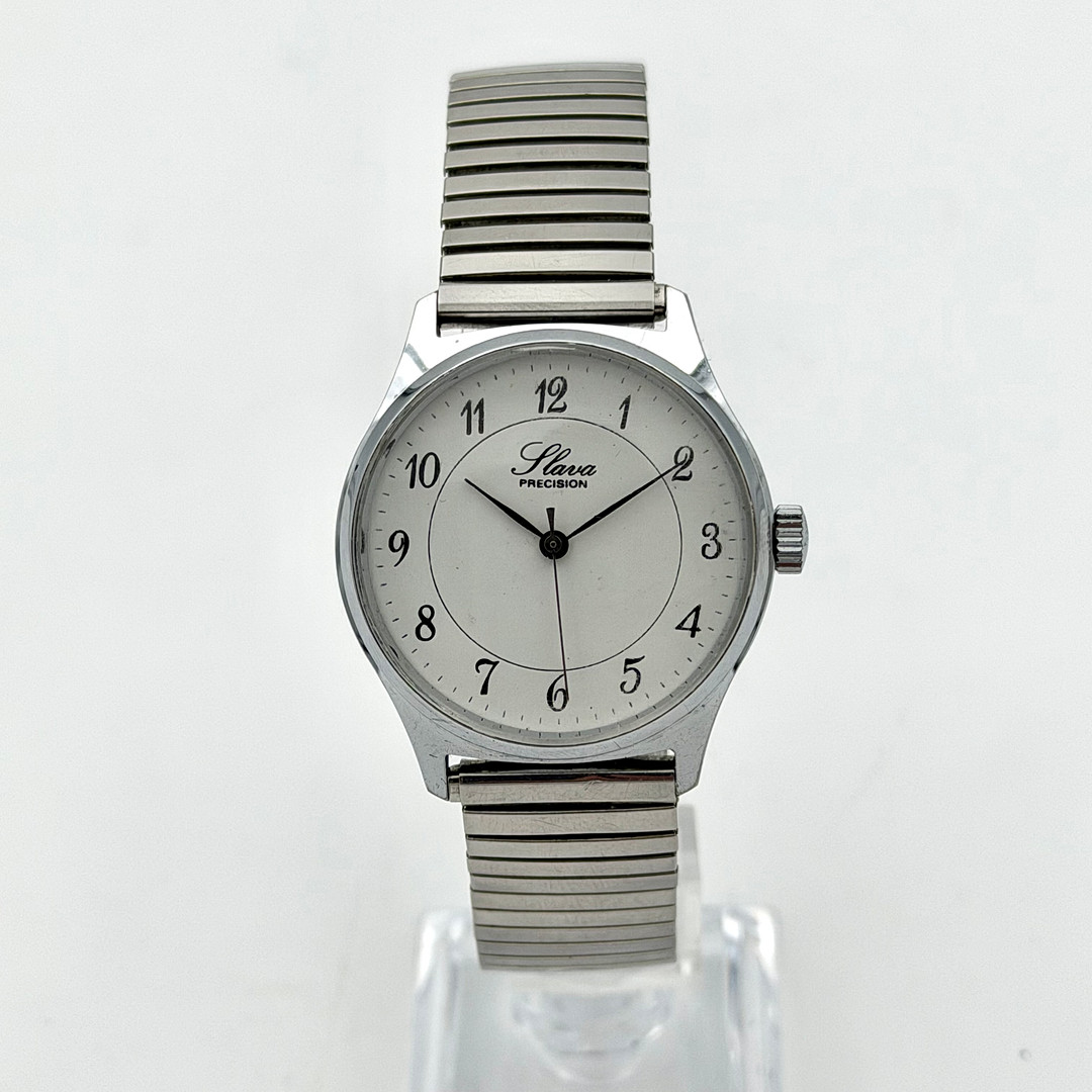 SLAVA PRECISION, armbandsur, manuell, stål.