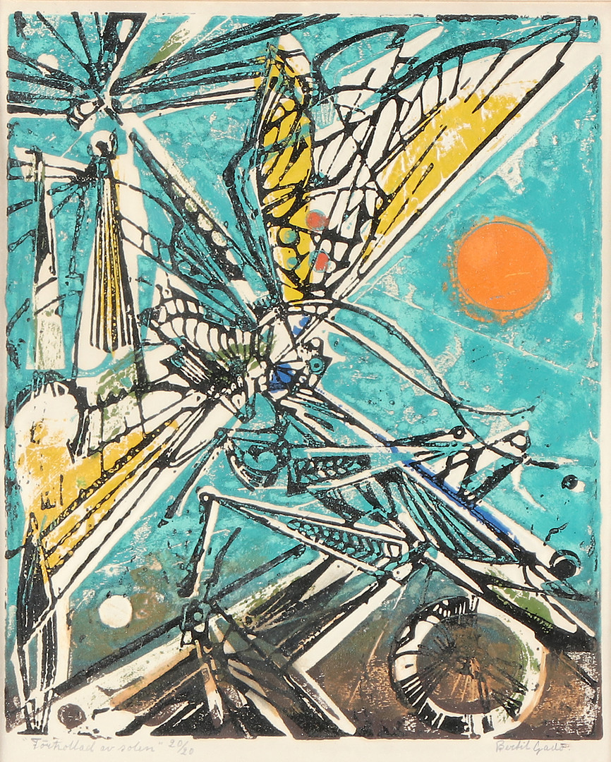 BERTIL GADÖ, GRAFISKT BLAD. "Förtrollad av solen" nr 20/20.