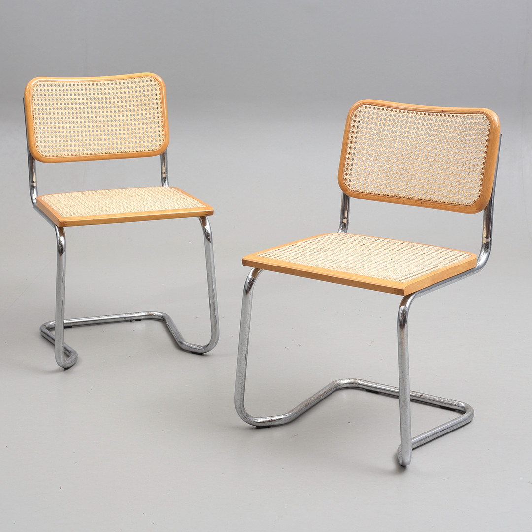 STOLAR, ett par, bauhaus-stil, 1900-talets andra hälft.