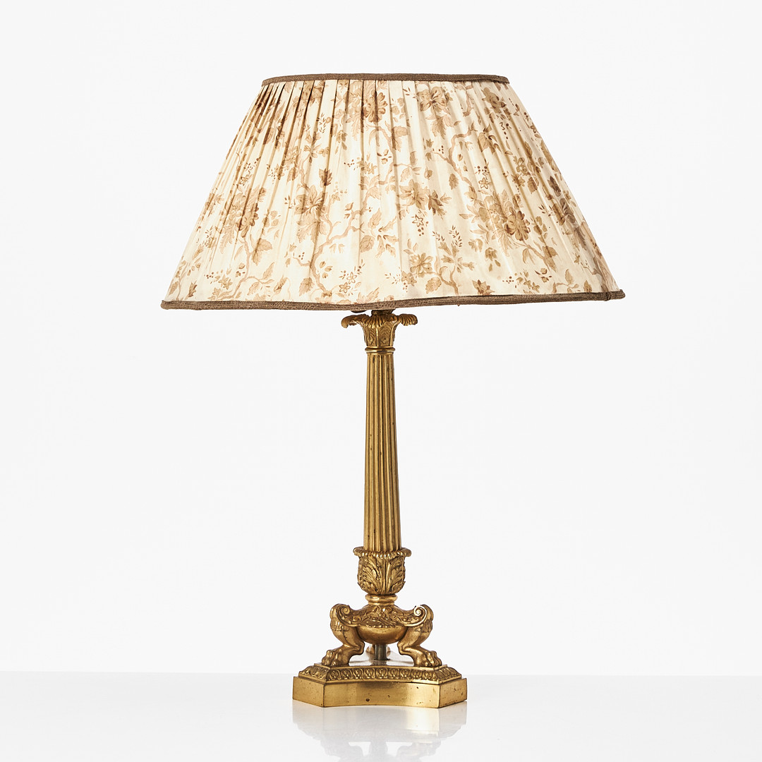 BORDSLAMPA, empirestil, 1900-talets första hälft.