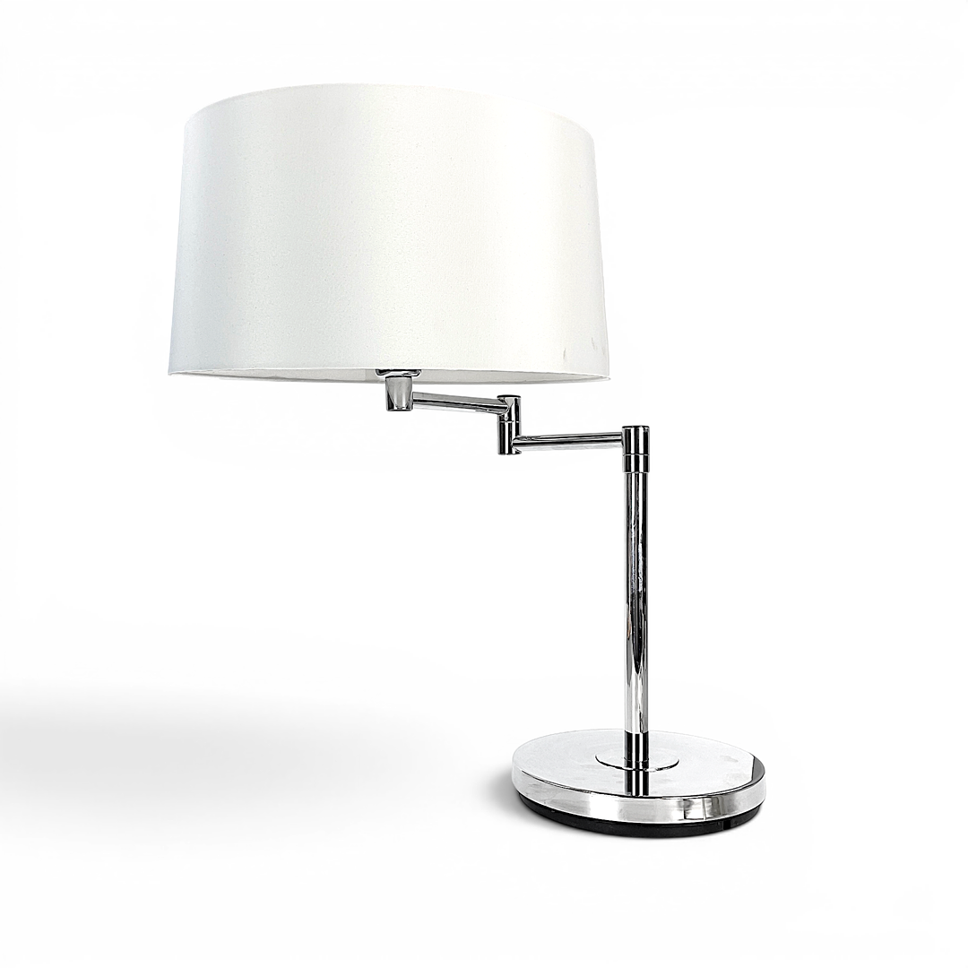 BORDSLAMPA, Fagerhult, kromad metall. Etikettmärkt.