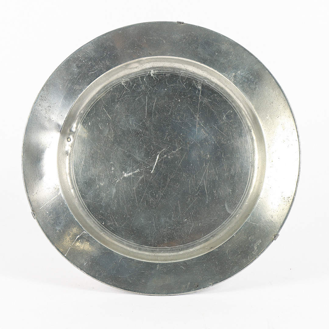 TALLRIK, tenn, 1700-tal.