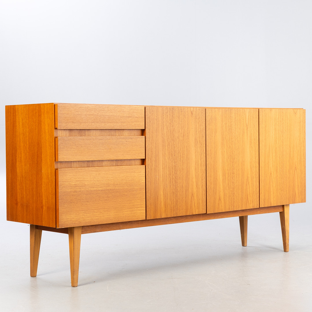 Sideboard in Teak, Deutschland, 1960er Jahre.