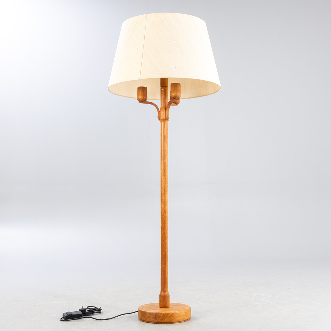Stehlampe in Teak, Dänemark, 2. Hälfte 20. Jh.