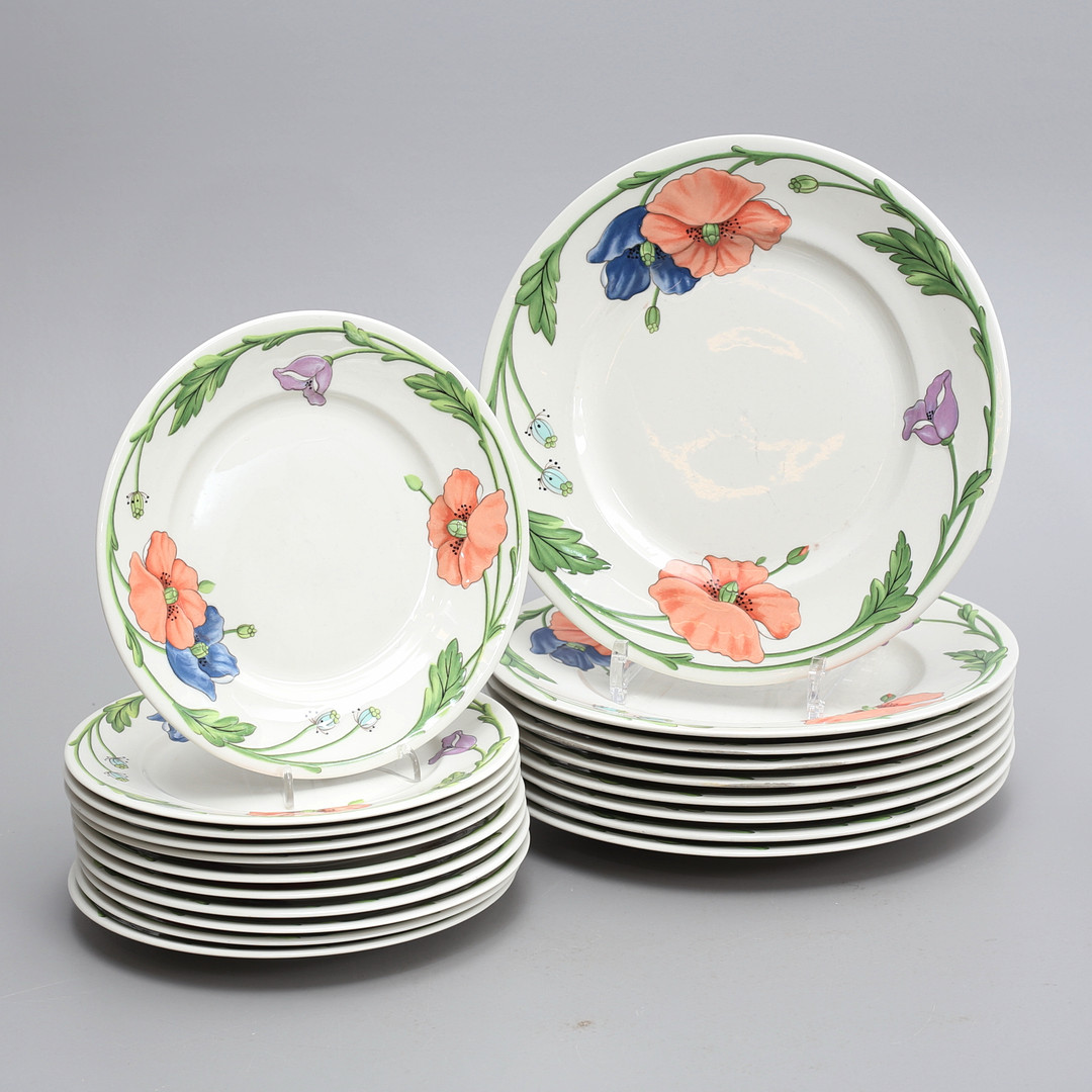 MATSERVIS, 23 delar, "Amapola", Villeroy & Boch, Tyskland.