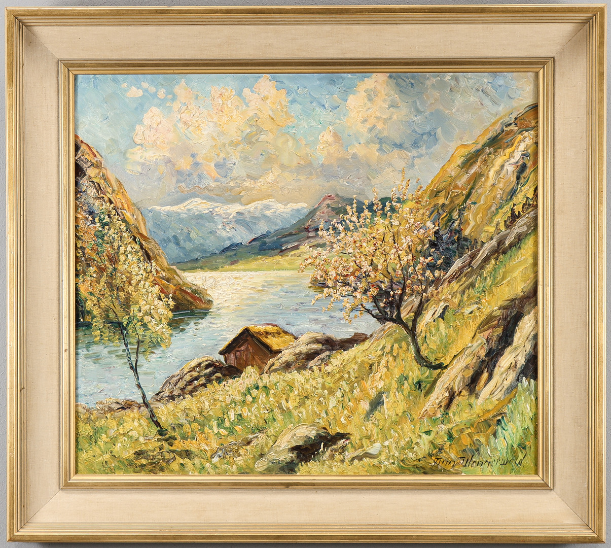 FINN WENNERWALD. Olja på duk, signerad.