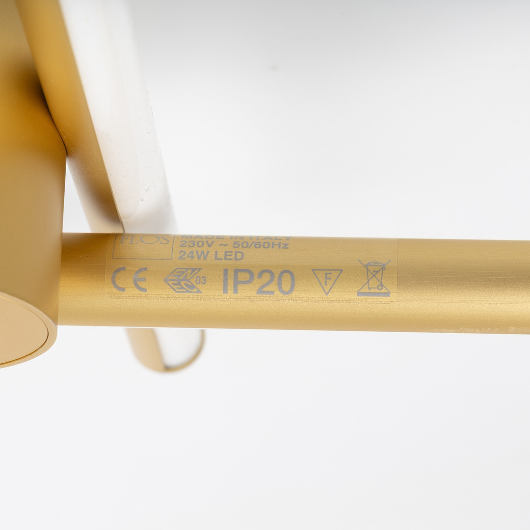 MICHAEL ANASTASSIADES. Vägglampa, "Coordinates W2", Flos, samtida.