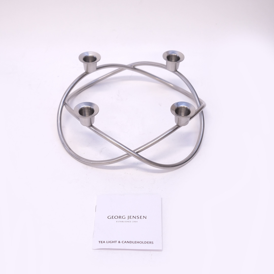 GEORG JENSEN. LJUSSTAKE " SEASON ".