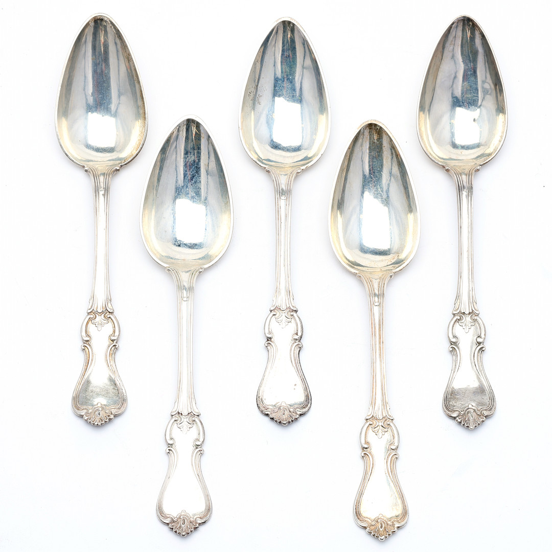 SKEDAR. Silver, Carl Olof Holm, Norrköping, 1857, 5 st.