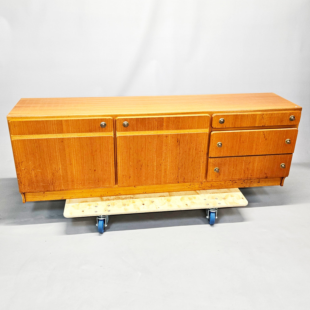 MCINTOSH TEAK SIDEBOARD.