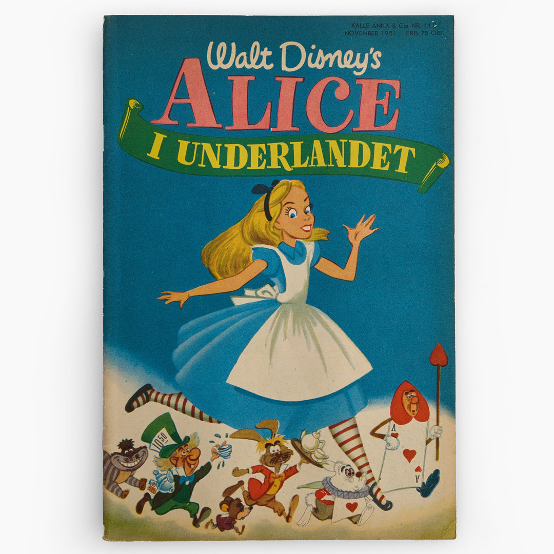 WALT DISNEY´S, ''Alice i underlandet'' 1951 Nr 11 B.