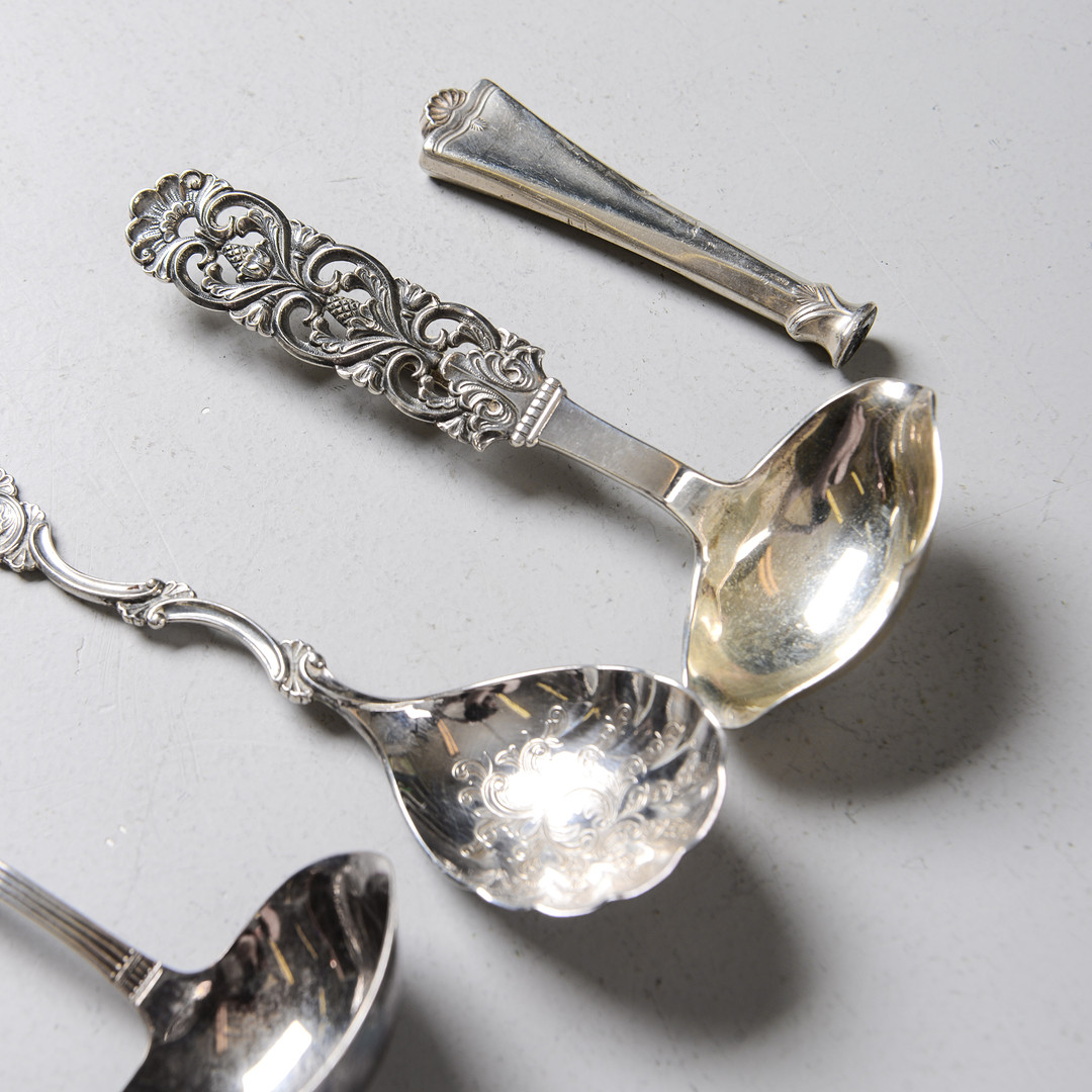SILVERFÖREMÅL, 7 delar, 255 gram.