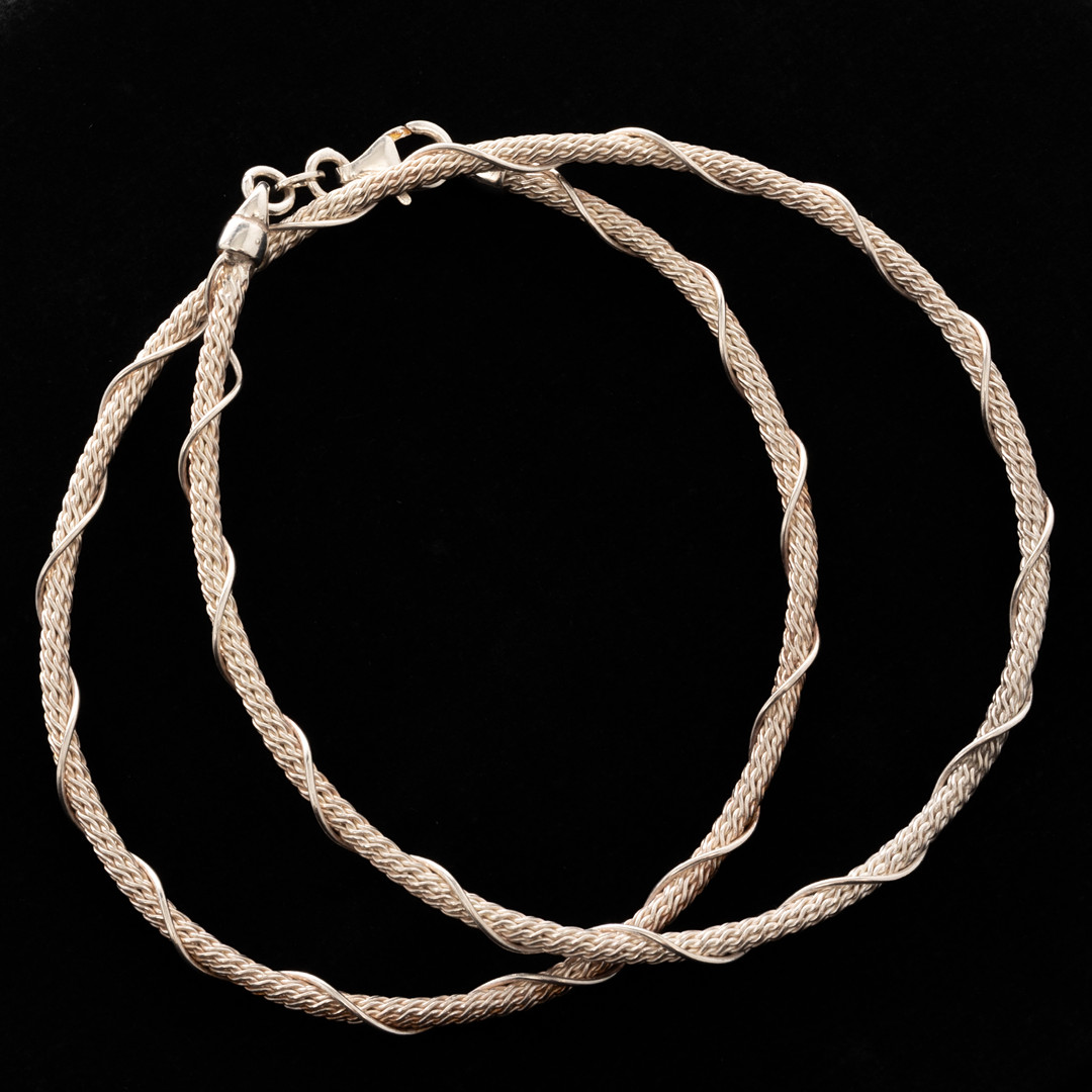 COLLIER, Sterlingsilver.